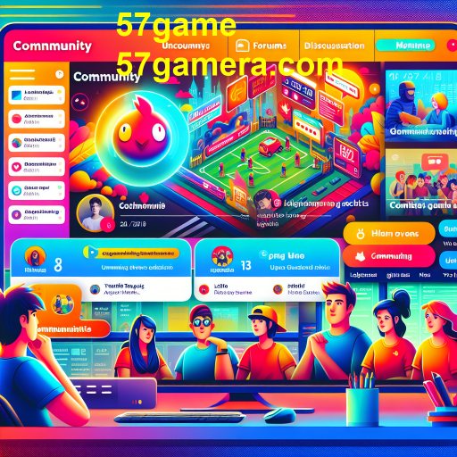 Explorando a Categoria 'Comunidade' no 57game